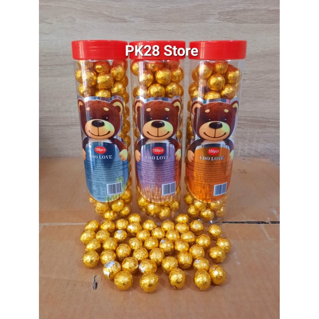 ช็อคโกแลตลูกบอลทอง ขนาด 100 ชิ้น