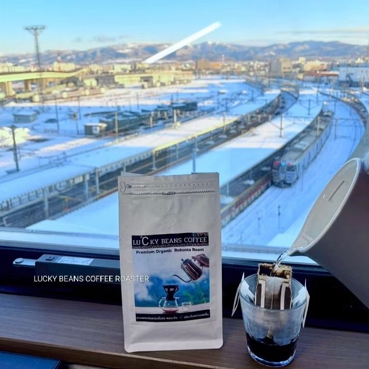 กาเเฟคั่ว โรบัสต้า คั่วบด ORGANIC100% ถุงซิปล้อค รับประกันน้ำหนักทุกออเดอร์ - รูปที่ 5