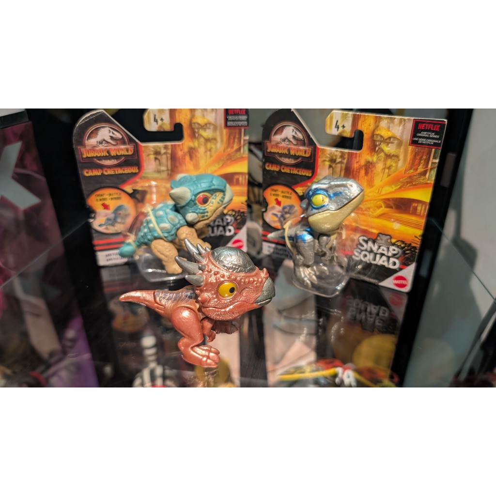 ของแท้ Jurassic World Snap Squad Collectible ของเล่น ตั้งโชว์ ยืนได้ เล่นได้