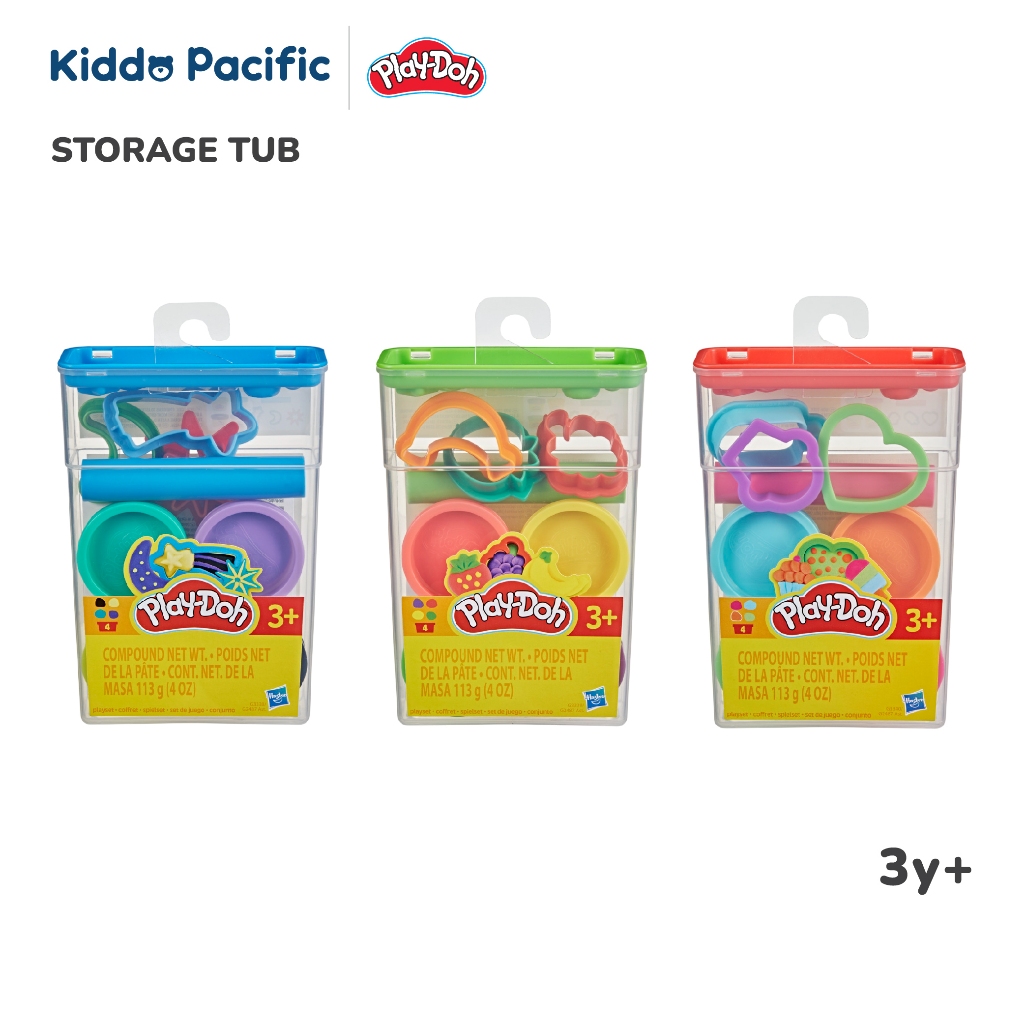 PLAY-DOH STORAGE TUB SKY กล่องเก็บดินน้ำมัน