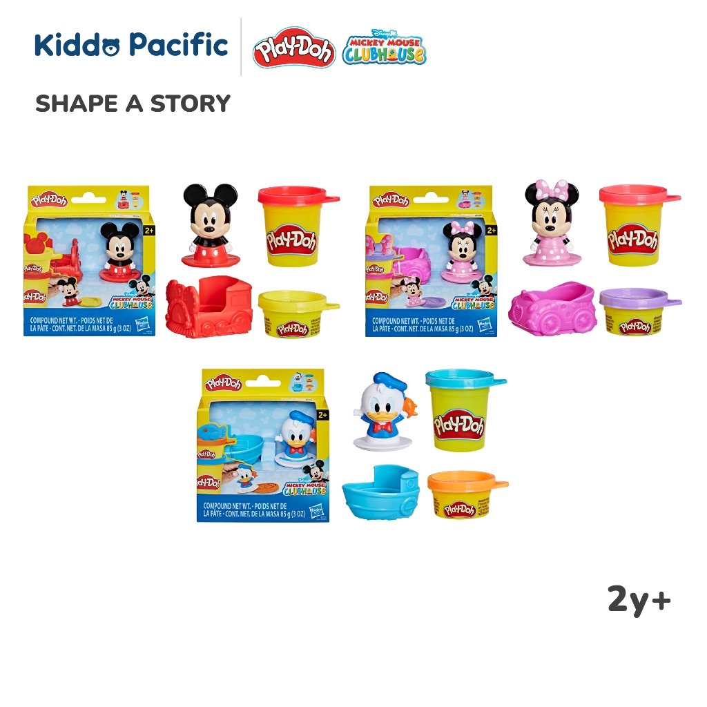 PLAY-DOH DISNEY JR MICKEY MOUSE STAMP AND GO MICKEY MOUSE ฟิกเกอร์ แบบปั๊มลาย