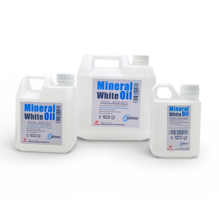 FUKKOL mineral White oil 10 light ชนิดเบา white oil 10 ไวท์-ออยล์น้ำมันแก้วน้ำมันแร่