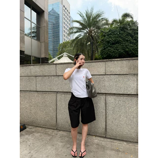 Easy days Jorts กางเกงทรงจอร์จขาสั้น ผ้ากึ่งยีนส์