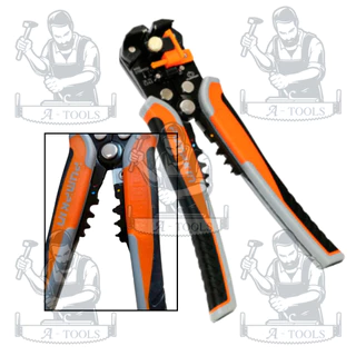 PUMPKIN รุ่น 14618(ก) คีมปลอกสายไฟอัตโนมัติ / ย้ำสาย / ตัด Cr-Mo-Muti-Auto PTT-205AWS ระบบออโตเมติก 3 ฟังก์ชั่น พร้อมส่ง