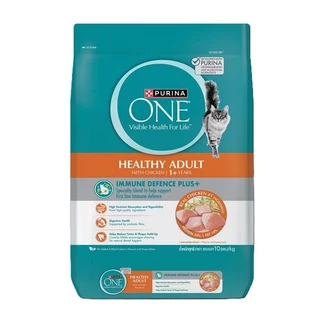 เพียวริน่าวัน อาหารสำหรับแมวโต ชนิดเม็ด ขนาด 10 กิโลกรัม PURINA ONE ADULT 10 KG.