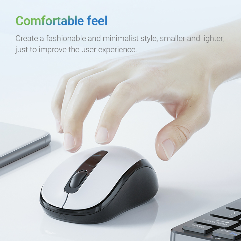 Acer เมาส์ไร้สาย M157 ปรับ DPI 3 ระดับ ส่งสัญญาณ 10 เมตร ดีไซน์ไร้เสียง Mouse Wireless เม้าส์ ราคา ถูกที่สุด ดีลบีเคเค แกลเลอรีภาพที่ 3