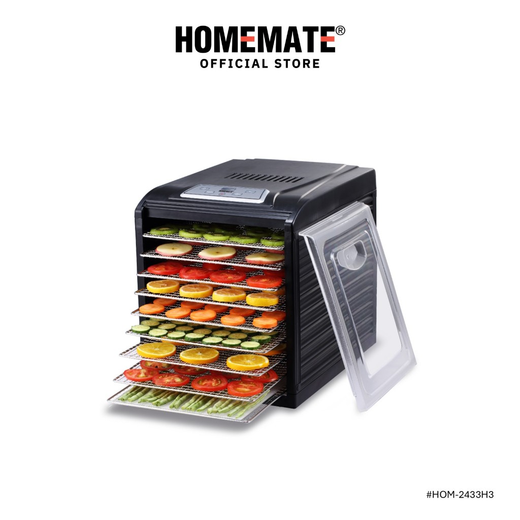 HOMEMATE เครื่องอบอาหารและผลไม้แห้ง 9 ชั้น รุ่น HOM-2433H3
