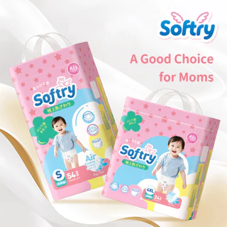 [ซื้อ1แถม1] Softry UltraSoft หนานุ่ม 24H กางเกงผ้าอ้อมเด็ก ไซส์ S-4XL แพมเพิส นุ่มหนา ป้องกันรั่ว