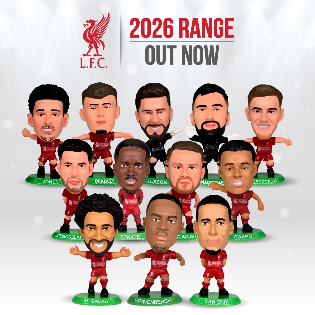 โมเดลนักฟุตบอล SoccerStarz ลิเวอร์พูล 2024/2026