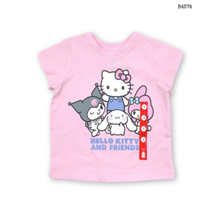 เสื้อยืดเด็ก  เสื้อเด็กผู้หญิง Hello Kitty 1T-4T