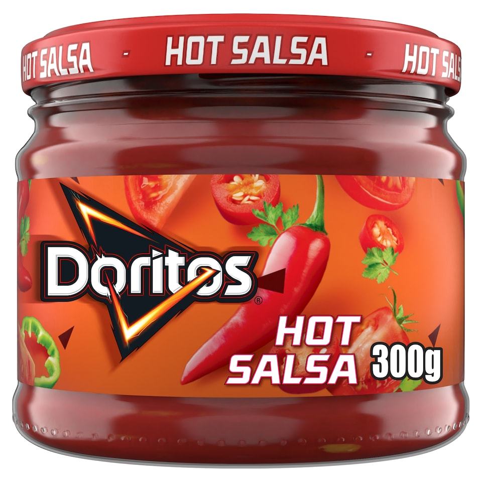 Doritos - Hot salsa dip 300g ซัลซ่ารสเผ็ด เข้มข้นถึงใจ  กลิ่นหอมเครื่องเทศ  เหมาะสำหรับปาร์ตี้และสังสรรค์