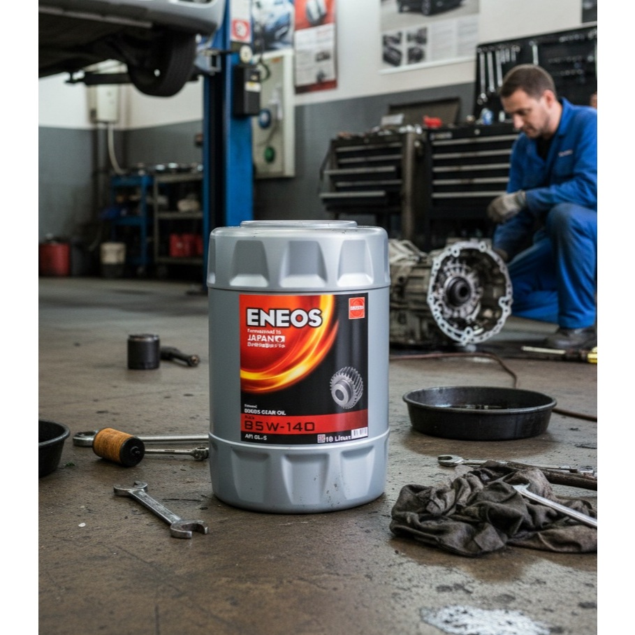ENEOS เอเนออส GEAR OIL GL-5 SAE 85W-140 18L น้ำมันเกียร์ GL5 85W140 เกียร์และเฟืองท้าย น้ำมันเกียร์ธ