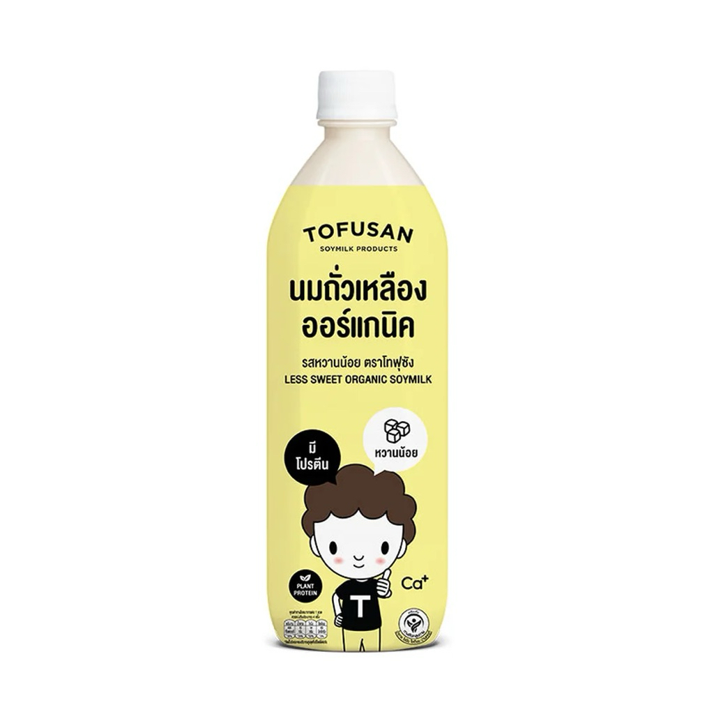 Tofusan โทฟุซัง น้ำนมถั่วเหลืองรสจืดและรสออริจินัล 830 มล.