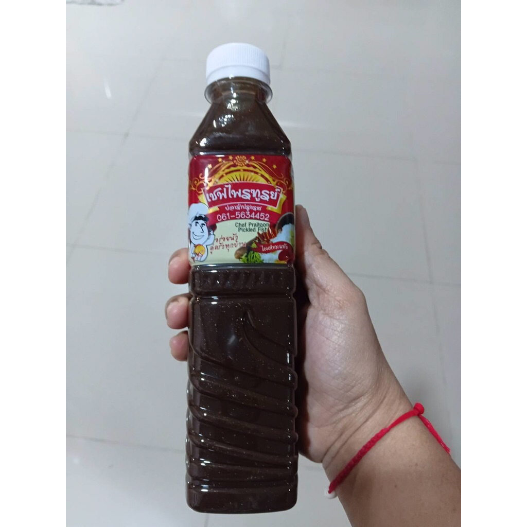น้ำปลาร้าเชฟไพรฑูรย์ ขนาด 400 ml.