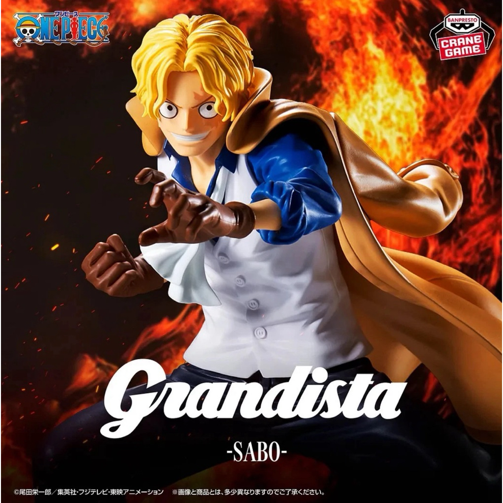 พร้อมส่ง One Piece Grandista-Sabo- วันพีช ซาโบ แมวทอง Lot.JP ฟิกเกอร์ อนิเมะ โมเดล แท้