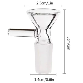คัพแก้ว ข้อต่อ ขนาด 14มม. Transparent Cup