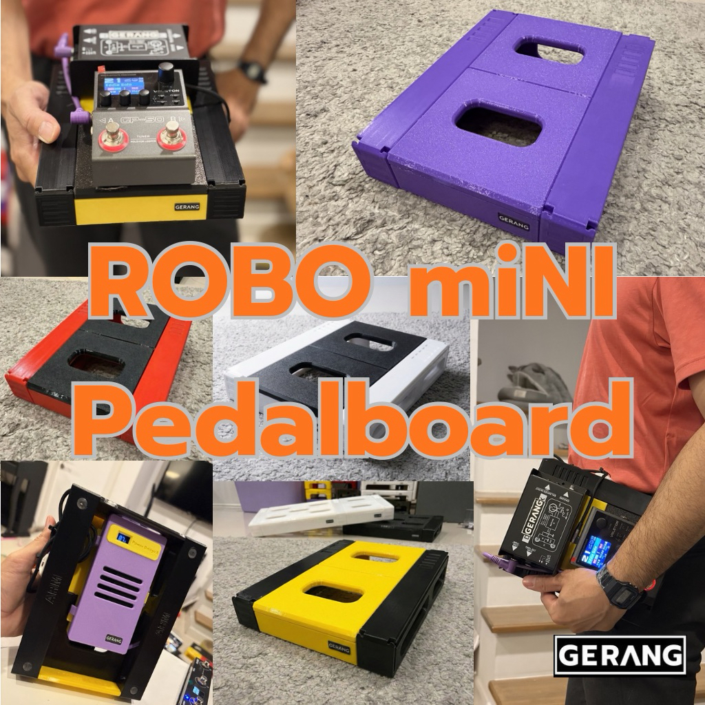 บอร์ดเอฟเฟคกีต้าร์ Robo miNI ต่อเพิ่มขนาดได้ ต่อกับ Robo รุ่นปกติได้