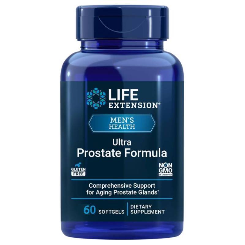 สุขภาพต่อมลูกหมาก Life Extension, Ultra Prostate Formula, 60 Softgels