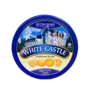 คุกกี้ บัตเตอร์ พระราชวัง Butter Cookies White Castle 80 กรัม กล่องเหล็ก ผลิตใหม่ หอม หวาน อร่อย มีอย.