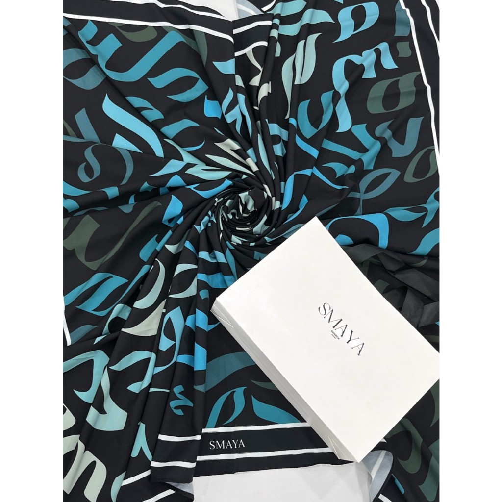 Cotton Nano Matt ฮิญาบพิมพ์ลาย ขนาด 115*115 cm ราคา ถูกที่สุด ดีลบีเคเค แกลเลอรีภาพที่ 7