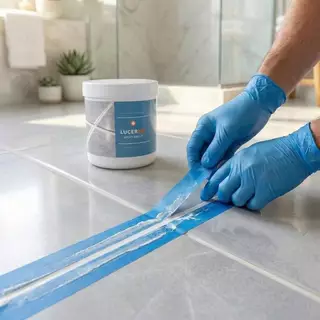 ยาแนว Lucerna Epoxy Grout 1 kg รุ่น ผสมเอง แก้ปัญหา ห้องน้ำรั่วซึมแบบประหยัด
