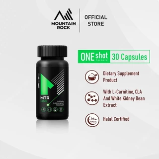 Mountain Rock MTR-ONE อาหารเสริม 1000 มก. | 30 แคปซูล | Burn Block Build | สูตรควบคุมน้ำหนัก | L-Carnitine | L-Arginine