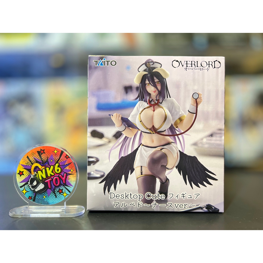 Taito Overlord Desktop Cute Albedo Nurse Ver. ล็อตJP มือ1