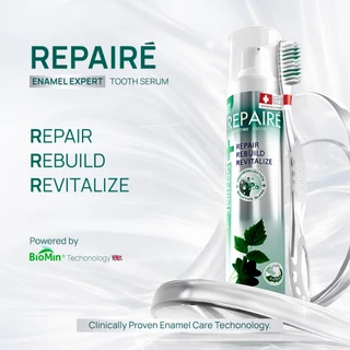 [1ฟรี3] Dentiste' Repaire เซรั่มฟัน 2in1 70g เพิ่มเนื้อผิวฟัน ป้องกันฟันผุ เสริมเคลือบฟัน ฟรี Brush x2 Advanced Care x1
