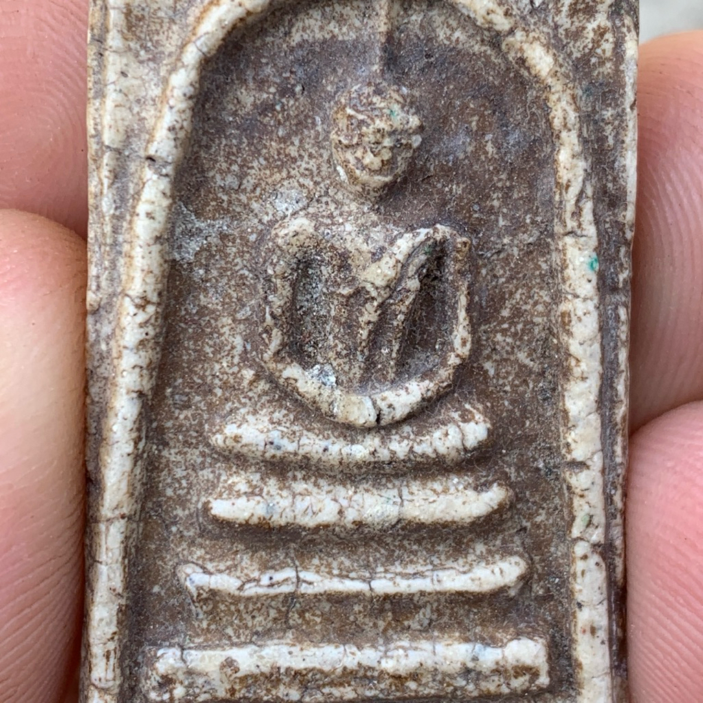 พระสมเด็จวัดระฆัง เนื้อผงพุทธคุณ พระเครื่อง - รูปที่ 4