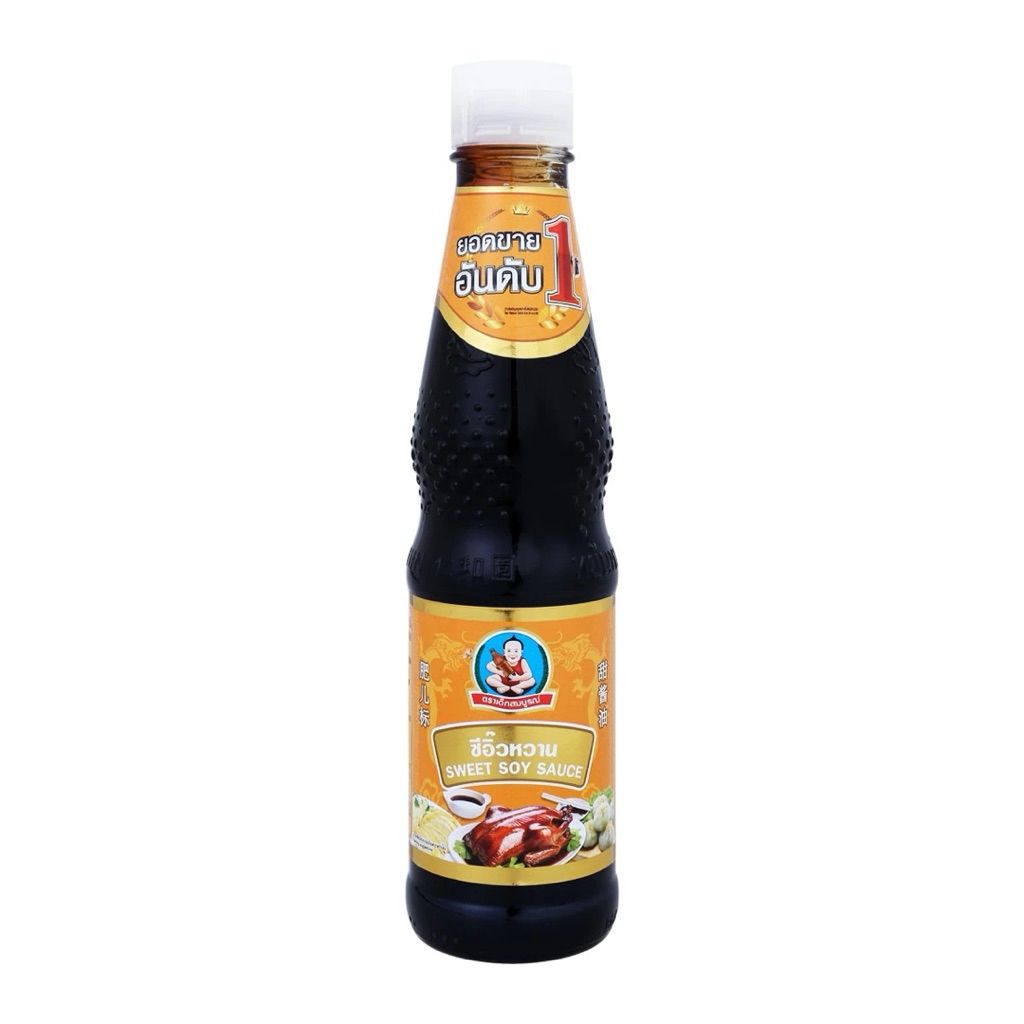 เด็กสมบูรณ์ ซีอิ๊วหวาน ขนาด 400 มล.  sweet soy sauce fl พร้อมส่ง