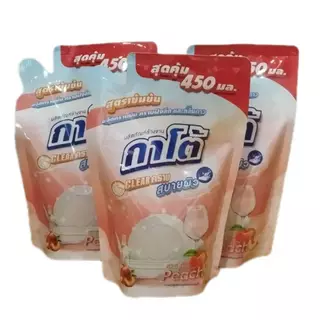 (แพ็ค 3 ถุง) น้ำยาล้างจาน ซันไลต์ น้ำยาล้างจาน เลมอนเทอร์โบ 300-500 มล. (เเพ็ค 3 ถุง)
