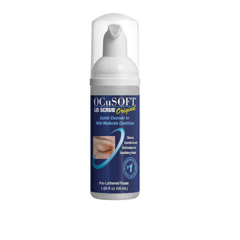 OCuSOFT Lid Scrub Original Foam สีน้ำเงิน 50 mL โฟมสครับเปลือกตา
