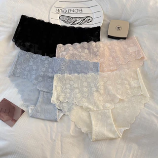 กางเกงในลูกไม้ รุ่นฮิต! ใส่สบาย สีพาสเทลละมุน #6302