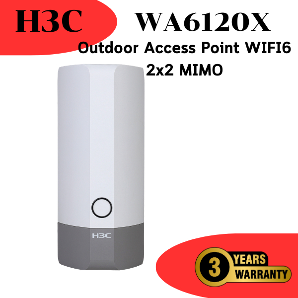 WA6120X H3C Outdoor Access Point WIFI6 2x2 MIMO 1.75Gbps, IP67 *ออกใบกำกับภาษีได้*