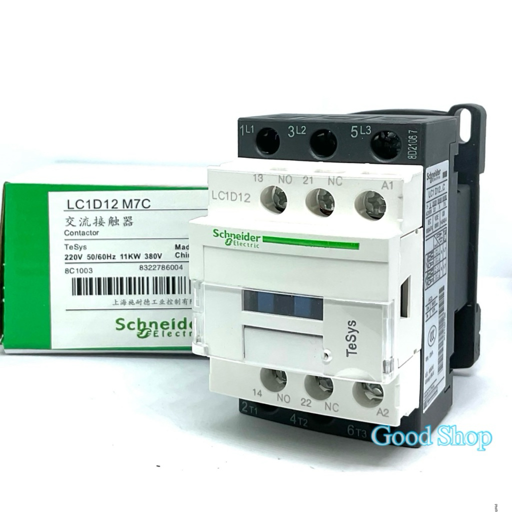 LC1D12 Schneider Electric Magnetic contactor LC1D12M7แมกเนติก LC1D12 ยี่ห้อ Schneider