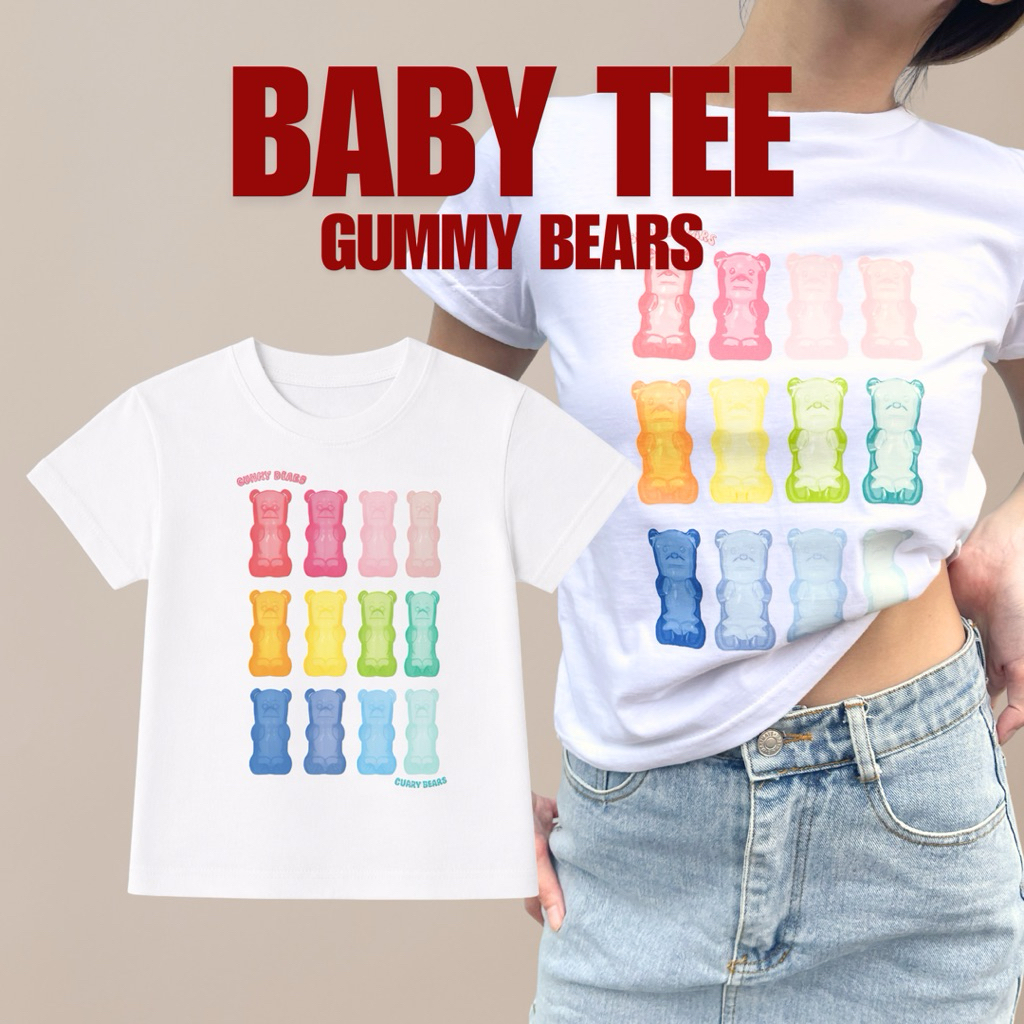 (new) Baby tee - GUMMY BEARS