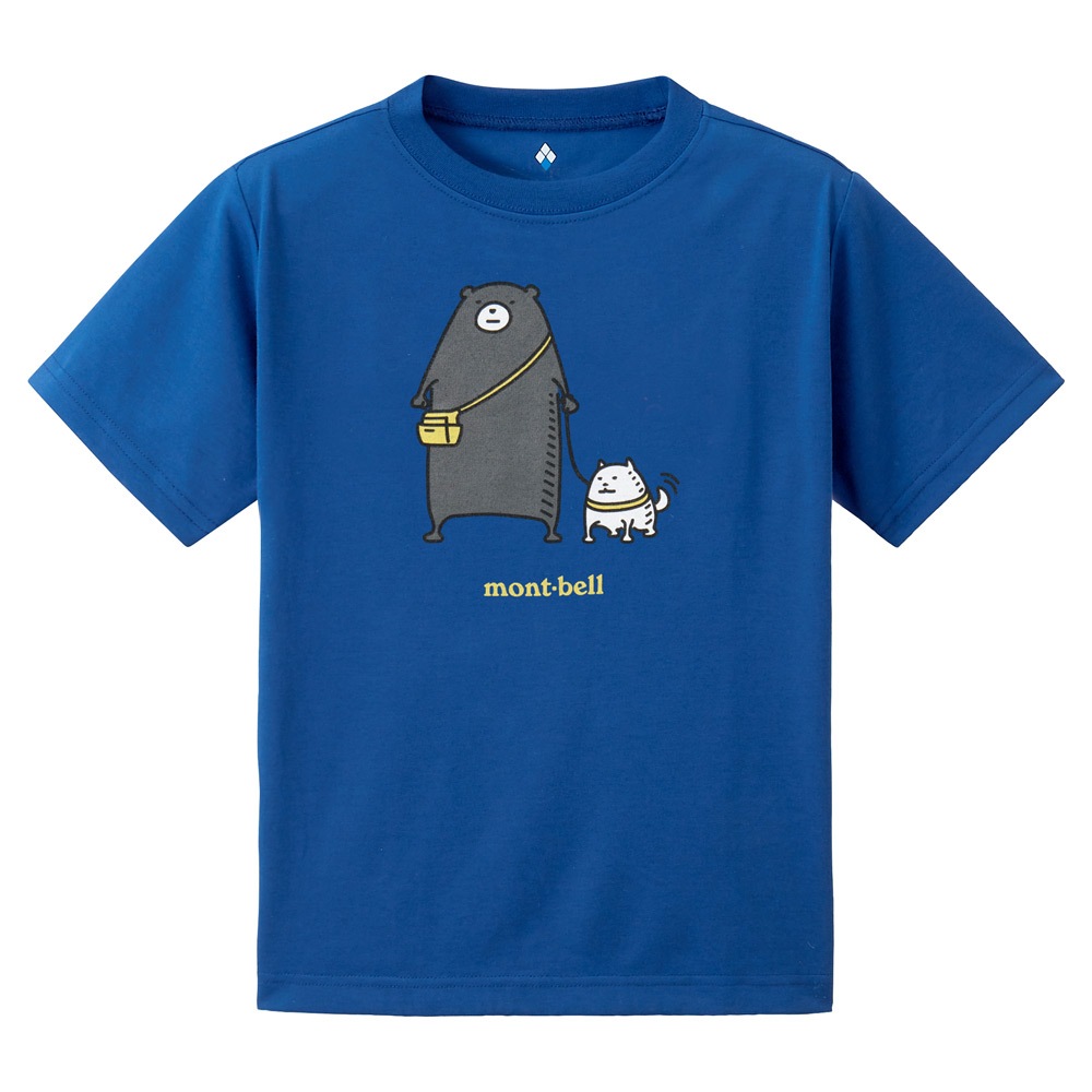 Montbell เสื้อยืดเด็ก กันแดด ระบายอาการได้ดี รุ่น 1114211 Wickron T Kid's mont-bell Bus 100 - 120