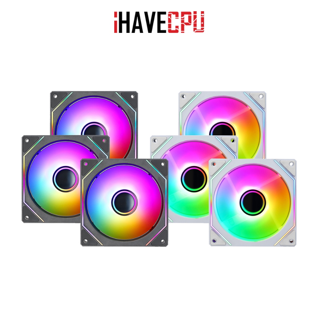 พัดลม (fan) iHAVECPU iHAVECPU FLOE 120 PACK3 REVERSE FAN