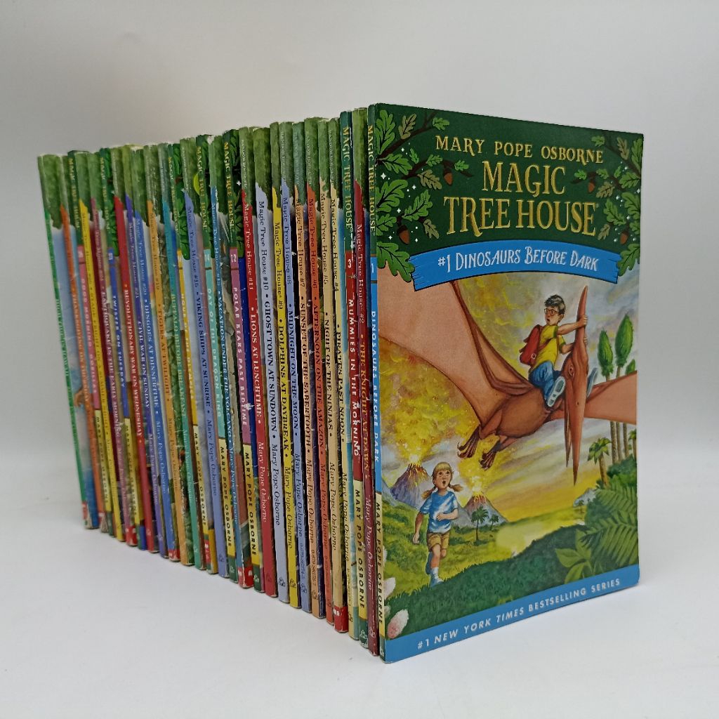#มือสอง Magic Tree House -A Library of book ( 27 books) By Mary Pope Osborne  วรรณกรรมเยาวชน