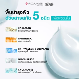 [แพ็คคู่] ROJUKISS REJU-PDRN Moisture Boost & Lock Gel Cream 40ml x2 โรจูคิส เจลครีมบำรุงผิวแห้ง เพิ่มความชุ่มชื้น
