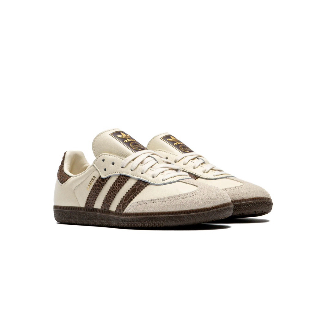 (พร้อมส่ง/ รอจัดส่ง 1-2 วัน)  ADIDAS SAMBA OG CREAM WHITE EARTH STRATA (ล็อตป้ายไทย) ราคา ถูกที่สุด ดีลบีเคเค แกลเลอรีภาพที่ 4