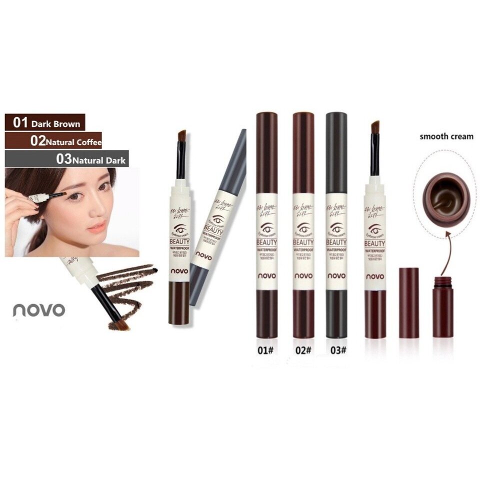 NOVO BEAUTY EYEBROW เจลคิ้ว กันน้ำ