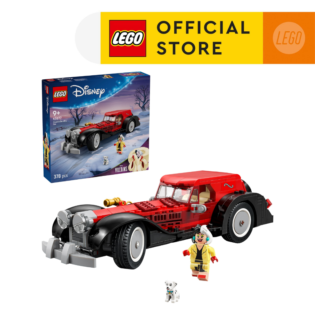 LEGO Disney Classic 43277 Cruella De Vil's Car ( 378pcs.), Building Blocks, Kids Toy