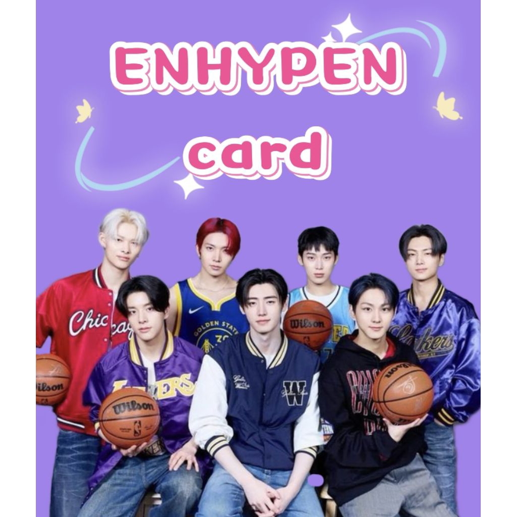 {พร้อมส่ง} การ์ด ENHYPEN แท้100%