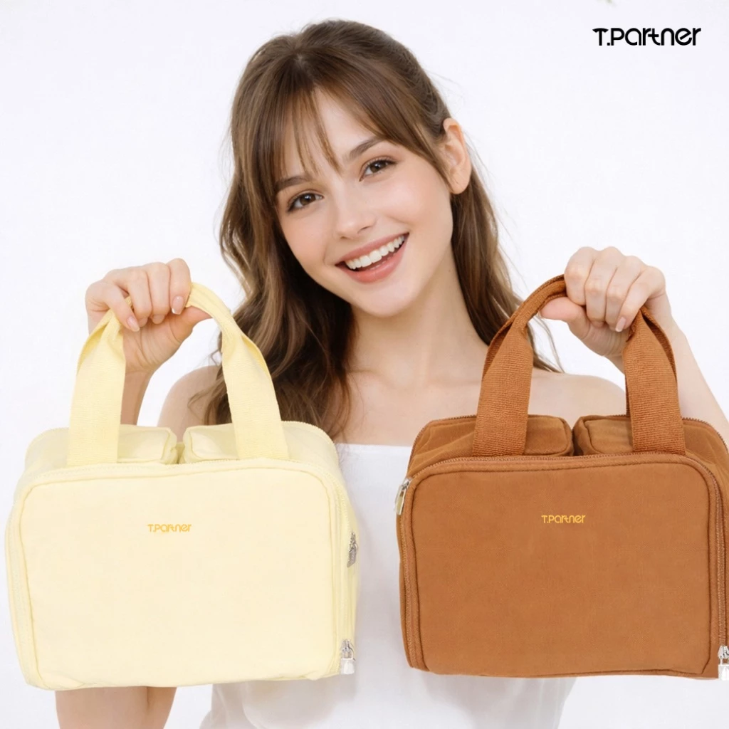 Tpartner Makeup Bag กระเป๋าจัดระเบียบเครื่องสำอาง จุเยอะ ใส่ได้ครบทั้งเมคอัพ สกินแคร์ โฟมล้างหน้า thumbnail 8