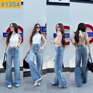 Acasey กางเกงยีนส์ผู้หญิง ขายาว กระบอกใหญ่ เก็บทรง Vintage ห้ามพลาดจ้า ไซส์ S - XL
