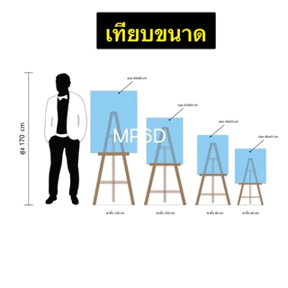 ขาตั้งวาดรูป ขาตั้งรูปงานแต่ง ราคาโรงงาน (แบบดั่งเดิม ค้ำหลังกลาง)
