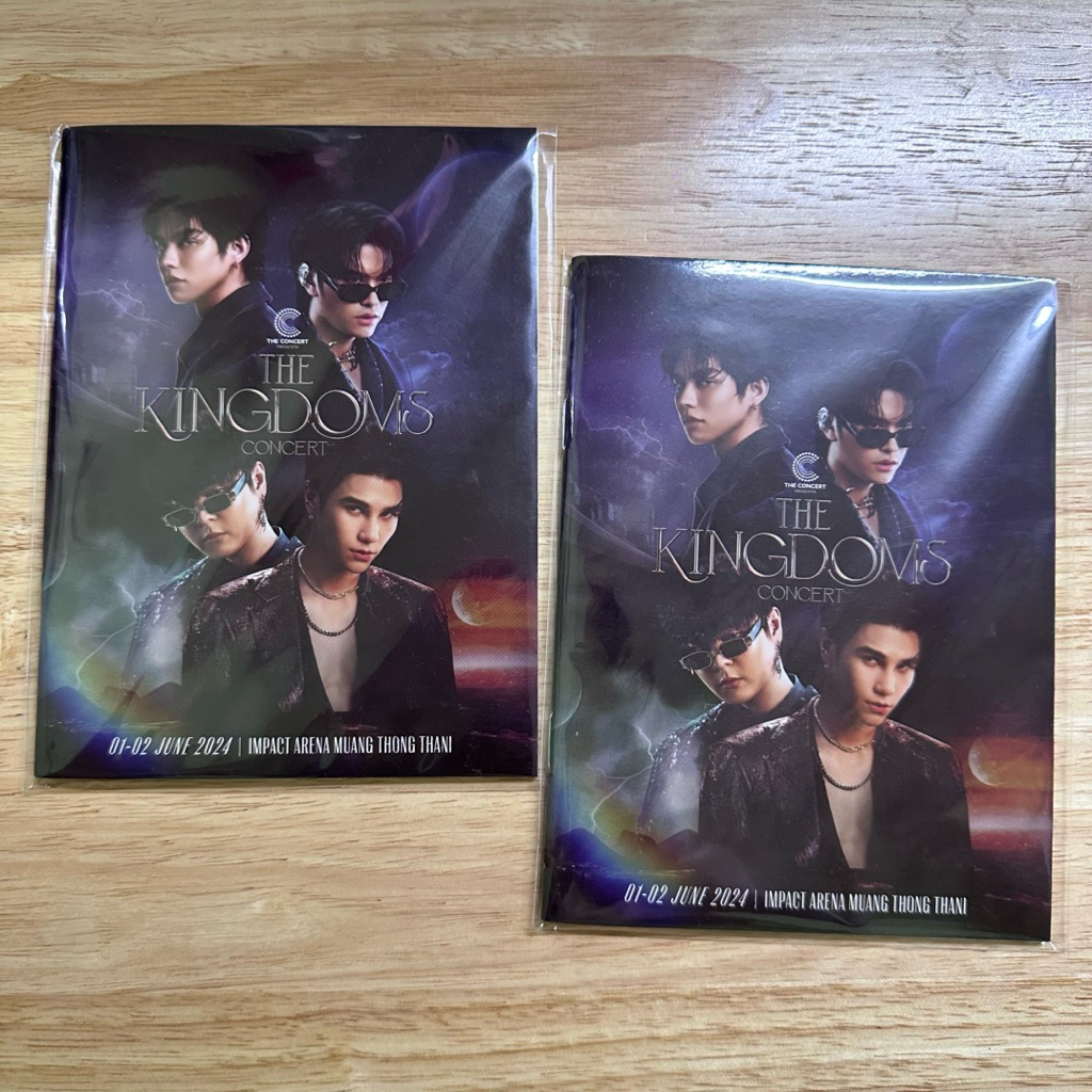 สมุด คอนเสิร์ต The Kingdoms Concert / Nont Tanon Bright The Toys Jeff Satur