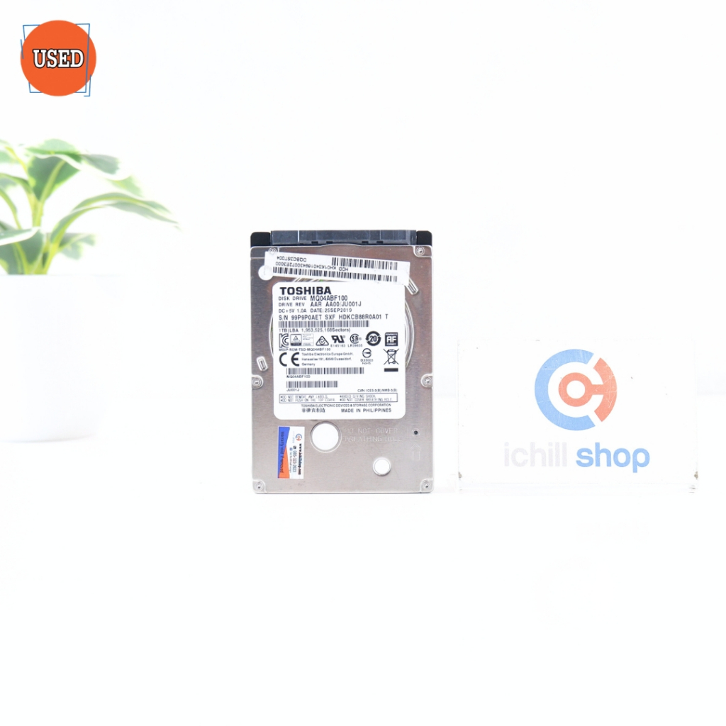 HDD NOTEBOOK (ฮาร์ดดิสโน๊ตบุ๊ค) TOSHIBA 1TB (MQ04ABF100) SATA 2.5 P16467