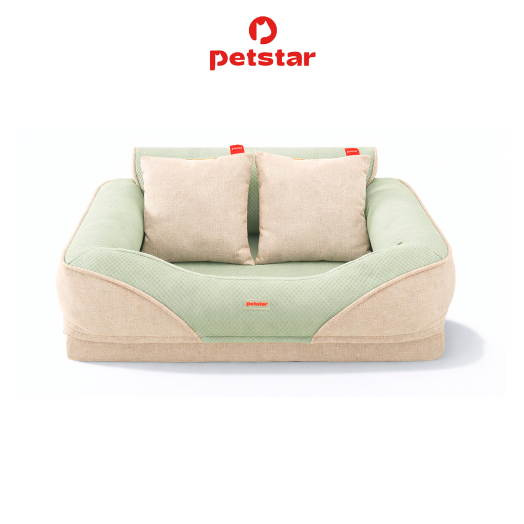 Petstar ที่นอนสัตว์เลี้ยง Pet bed ที่นอนแมว ที่นอนสุนัข ไซส์ M ระบายอากาศได้ดี ลดความอับชื้น